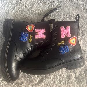 Black Leather Boots by Steve Madden